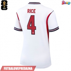 Lacne Ženy Futbalové dres Anglicko Declan Rice #4 MS 2026 Krátky Rukáv - Domáci